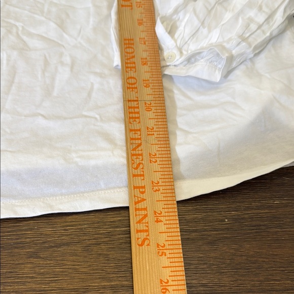 Madewell Puff-Sleeve Drop-Shoulder Knit Top Size L - Picture 10 of 13